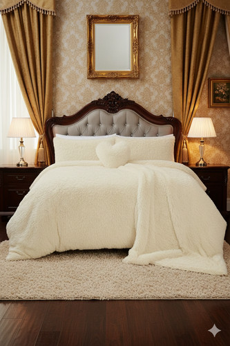 Cuddles teddy fleece duvet - teddy,