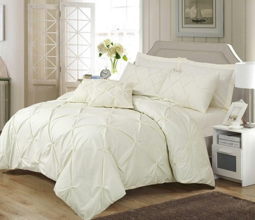 Pintuck duvet set genuine - duvet,