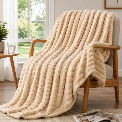 Chunky corduroy blanket - 200, x