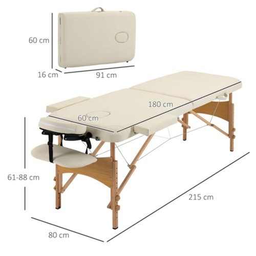 Portable massage bed - portable, folding