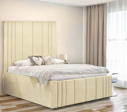 Deluxe stripe upholestered bed - stripe,